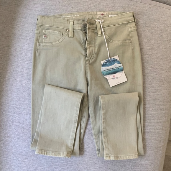 AG Adriano Goldschmied ankle seamless skinny jeans Size 25 NWT - Picture 2 of 4
